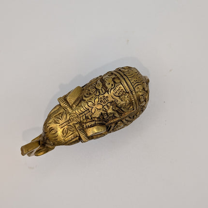 Stunning Brass Elephant Sculpture (Variant 2) — Handmade Indian Artisanal