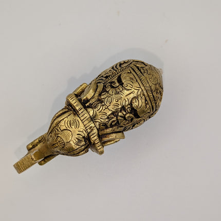 Premium Brass Elephant Sculpture (Variant 1) — Handmade Indian Artisanal