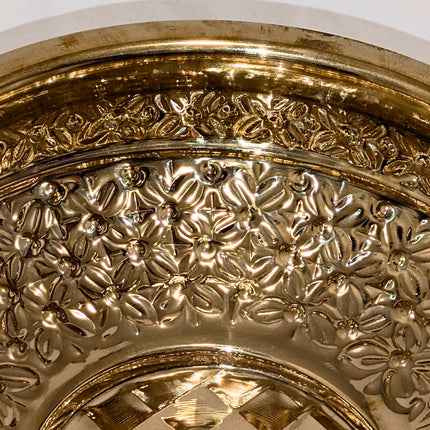 Exquisite Statement Piece Brass Bowl Large - Handmade Indian Artisan