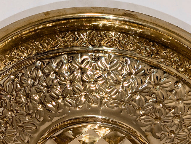 Exquisite Statement Piece Brass Bowl Large - Handmade Indian Artisan