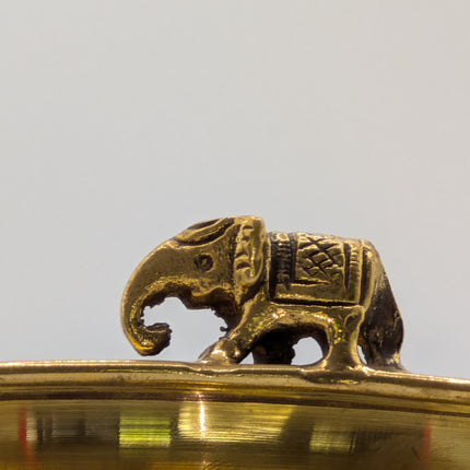 Exquisite Statement Piece Brass Bowl - Handmade Indian Artisan