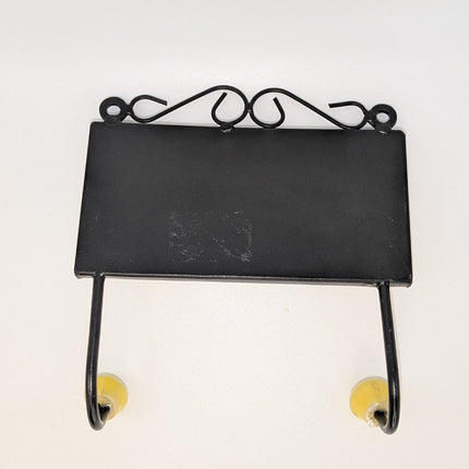 Vibrant Ceramic Double Hanger Hook — Handmade Indian Artisanal