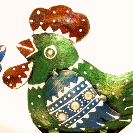 Hand-Painted Bird Hook Rail · Where Folk Art Meets Your Daily Ritual