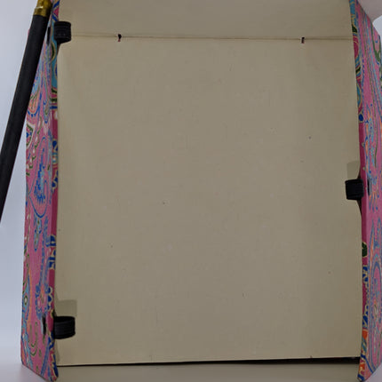 Magnificent Paisley Handmade Notebook - Traditional Indian Textile & Handcrafted Paper (18×18 cm)