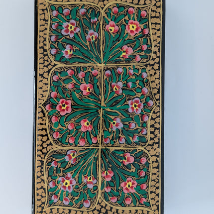 Handcrafted Kashmiri Papier-Mâché Jewellery Box — Handmade Indian Artisanal