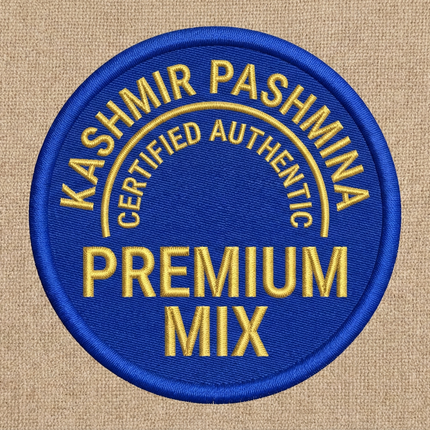 Authentic Cashmere Shawl — Delicate Saffron with Solid Weave