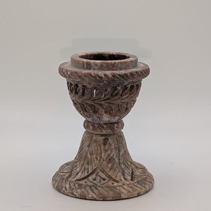 Majestic Jaipur Marble Shade Tealight Holder — Handmade Indian Artisanal