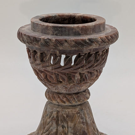 Majestic Jaipur Marble Shade Tealight Holder — Handmade Indian Artisanal