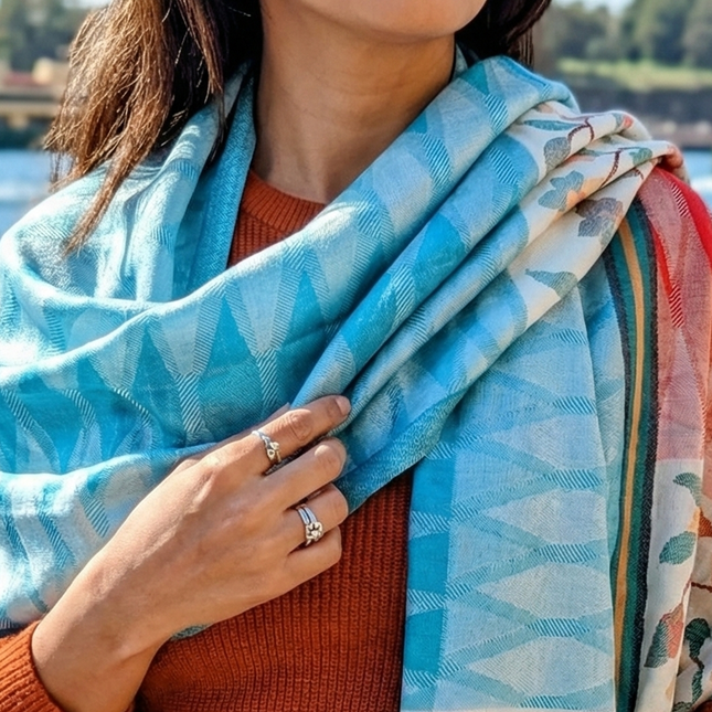 Premium Pashmina-mix Shawl for elegant layering 