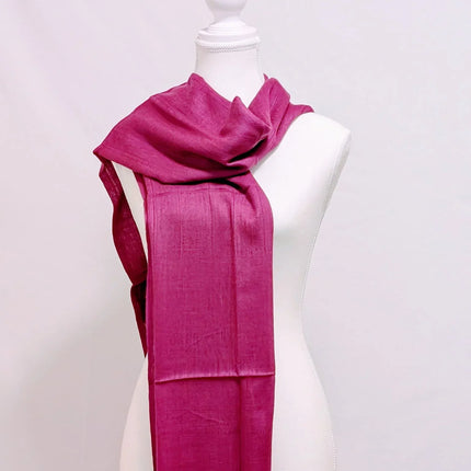Pure Kashmiri Pashmina Stole - Pink | 100% Pashmina, Direct from Kashmir