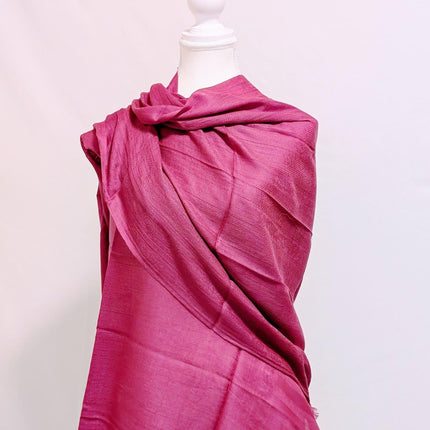 Pure Kashmiri Pashmina Stole - Pink | 100% Pashmina, Direct from Kashmir