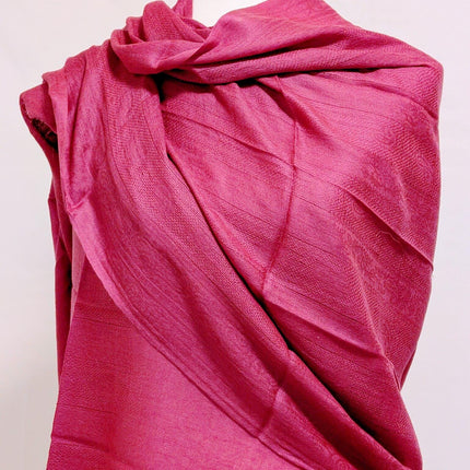 Pure Kashmiri Pashmina Stole - Pink | 100% Pashmina, Direct from Kashmir