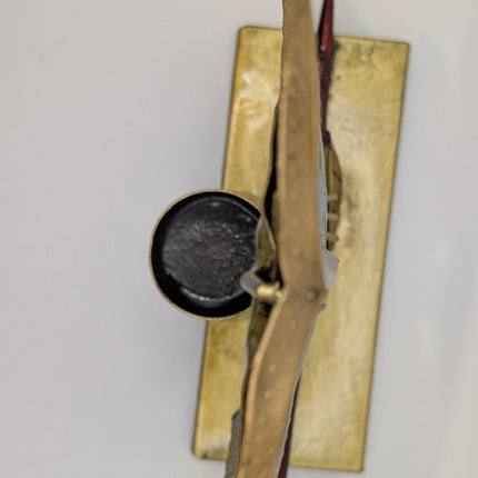 Striking Metal Owl Tealight Holder — Handmade Indian Artisanal