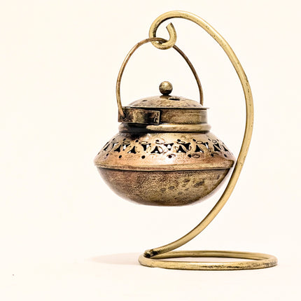 Hanging Tealight Pot Holder - Handmade Indian Artisan