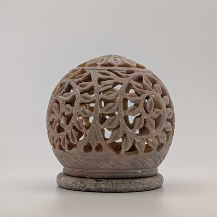 Handmade marble tealight holder – Intricate Marble Tealight Holder by The Ganges