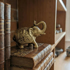 Beautiful Elephant Solid Brass Elephant - Handmade Indian Artisan - The Ganges Store