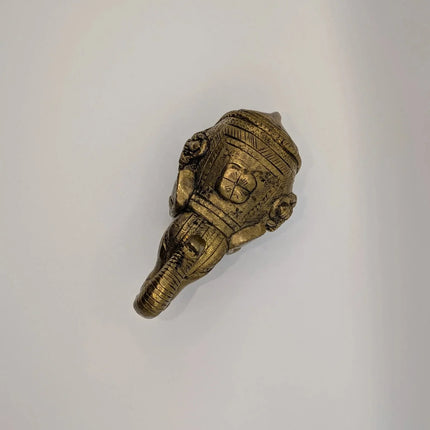Beautiful Elephant Solid Brass Elephant - Handmade Indian Artisan - The Ganges Store
