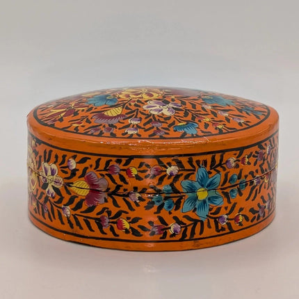 Classic Kashmiri Papier - Mâché Coaster Set — Handmade Indian Artisanal - The Ganges Store