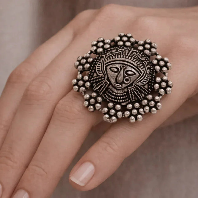 Distinctive Statement Ring – Handmade Indian Artisanal - The Ganges Store