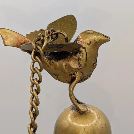 Enchanting Bird & Bell Hanging Tealight â€” Handmade Indian Artisanal - The Ganges Store