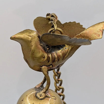 Enchanting Bird & Bell Hanging Tealight â€” Handmade Indian Artisanal - The Ganges Store