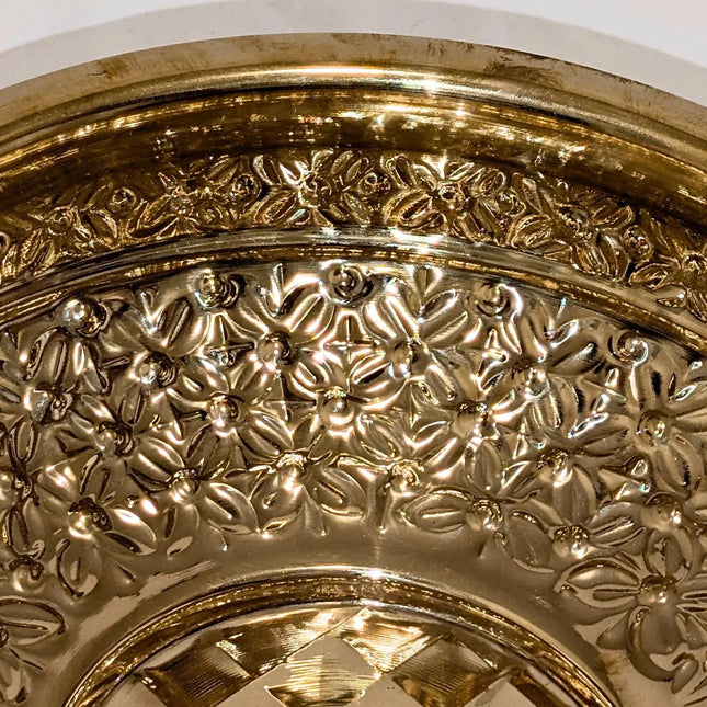 Exquisite Statement Piece Brass Bowl Large - Handmade Indian Artisan - The Ganges Store