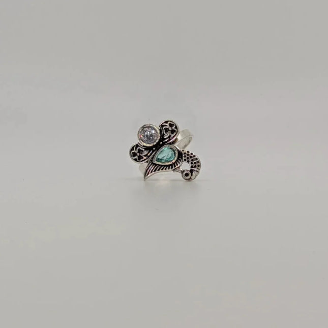 Exquisite Statement Ring – Handmade Indian Artisanal - The Ganges Store