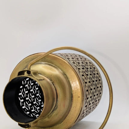 Grand Milk - Can Style Metal Tealight Holder â€” Handmade Indian Artisanal - The Ganges Store
