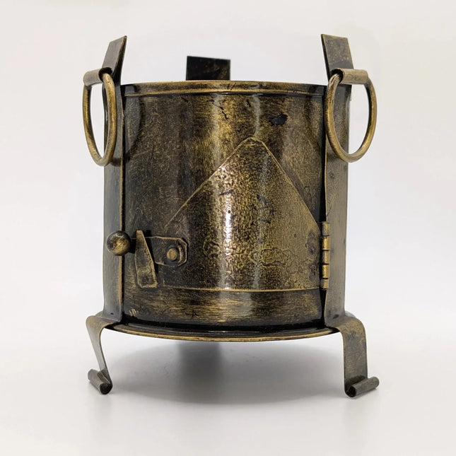 Hand - Moulded Shegdi Metal Stand Â· Where Village Heritage Becomes Your Desk Poetry - The Ganges Store