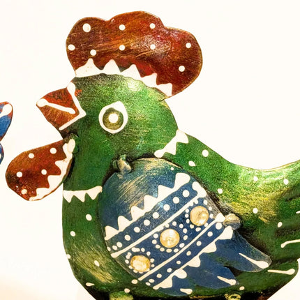Hand - Painted Bird Hook Rail Â· Where Folk Art Meets Your Daily Ritual - The Ganges Store