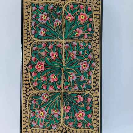 Handcrafted Kashmiri Papier - MÃ¢chÃ© Jewellery Box â€” Handmade Indian Artisanal - The Ganges Store