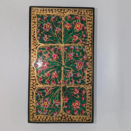 Handcrafted Kashmiri Papier - MÃ¢chÃ© Jewellery Box â€” Handmade Indian Artisanal - The Ganges Store