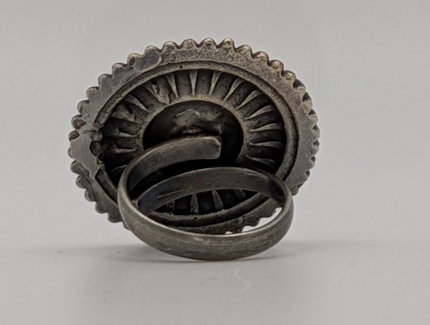 Playful "Ghungroo" Accent Ring in Oxidized Silver – Handmade Indian Artisanal