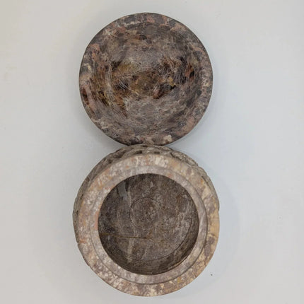 Intricately Carved Candle and Oil Warmer - Handmade Indian Artisan - The Ganges Store