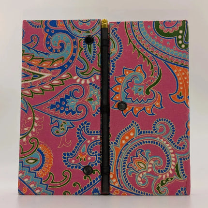 Magnificent Paisley Handmade Notebook - Traditional Indian Textile & Handcrafted Paper (18Ã—18 cm) - The Ganges Store
