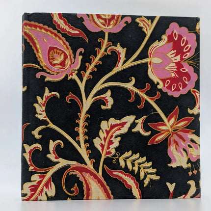 Magnificent Paisley Handmade Notebook - Traditional Indian Textile & Handcrafted Paper (18Ã—18 cm) - The Ganges Store