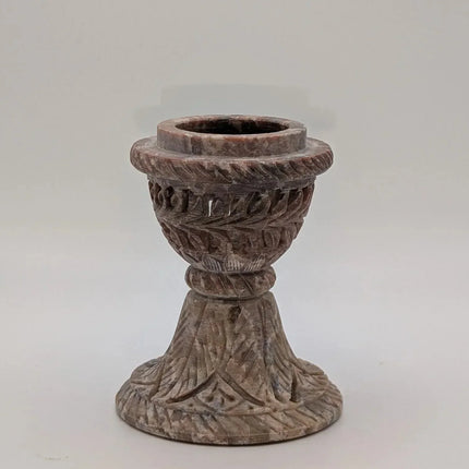 Majestic Jaipur Marble Shade Tealight Holder â€” Handmade Indian Artisanal - The Ganges Store