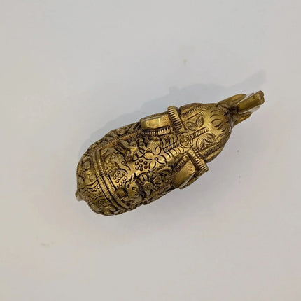 Stunning Brass Elephant Sculpture (Variant 2) â€” Handmade Indian Artisanal - The Ganges Store